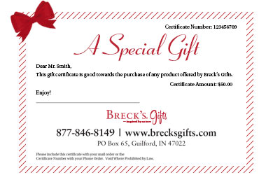 Gift Certificates